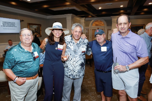 Mark Engel, Langsam Property Management; Rosemarie Klipper, President, JNF-USA Long Island Board of Directors; Mitchell Klipper, Barnes & Noble; Michael Kessler, Douglaston Development; Ben Braunstein, Realty Resource Capital Corporation