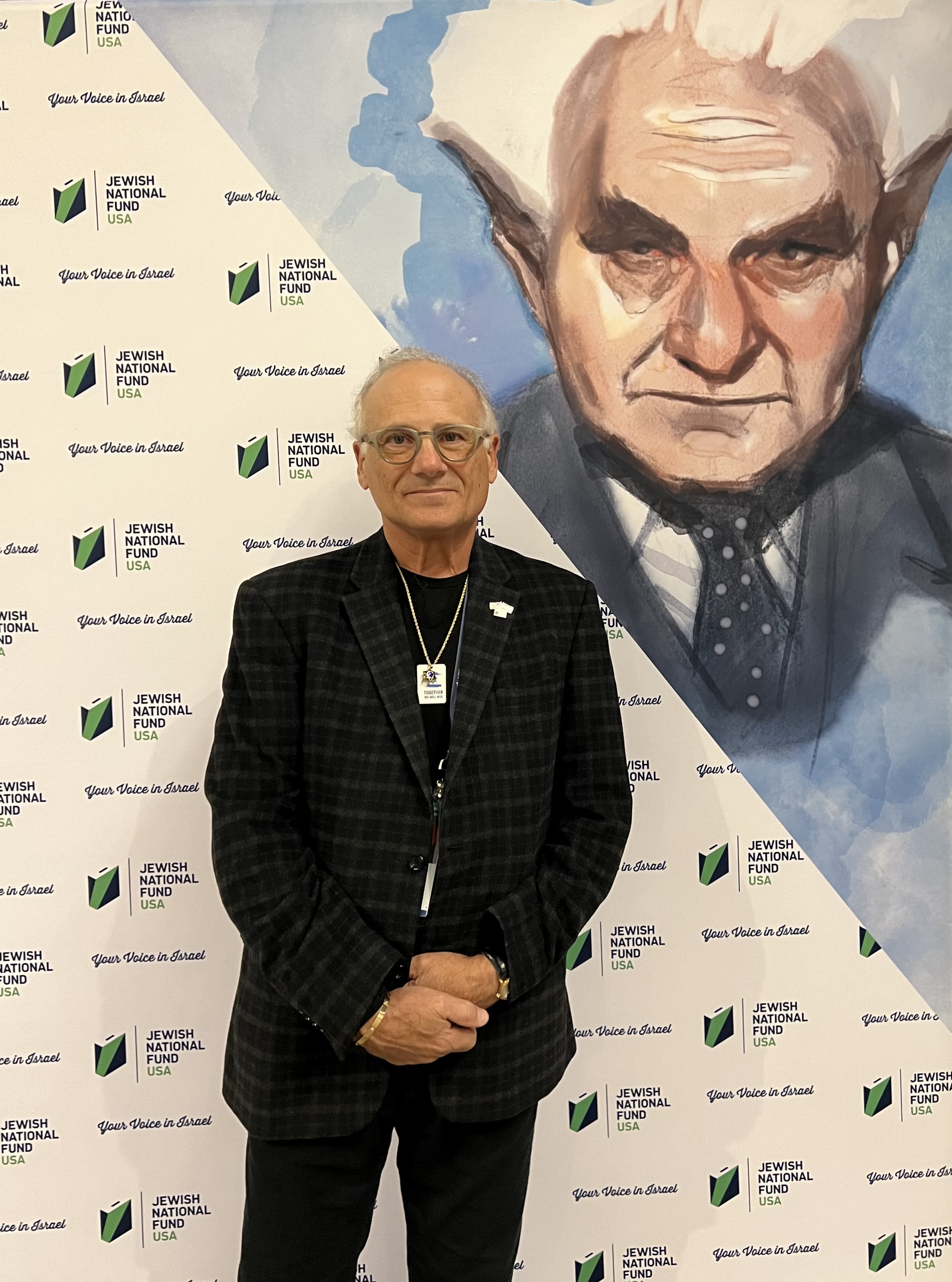 William Rosenbaum at a Jewish National Fund-USA event