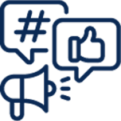 Email reach icon