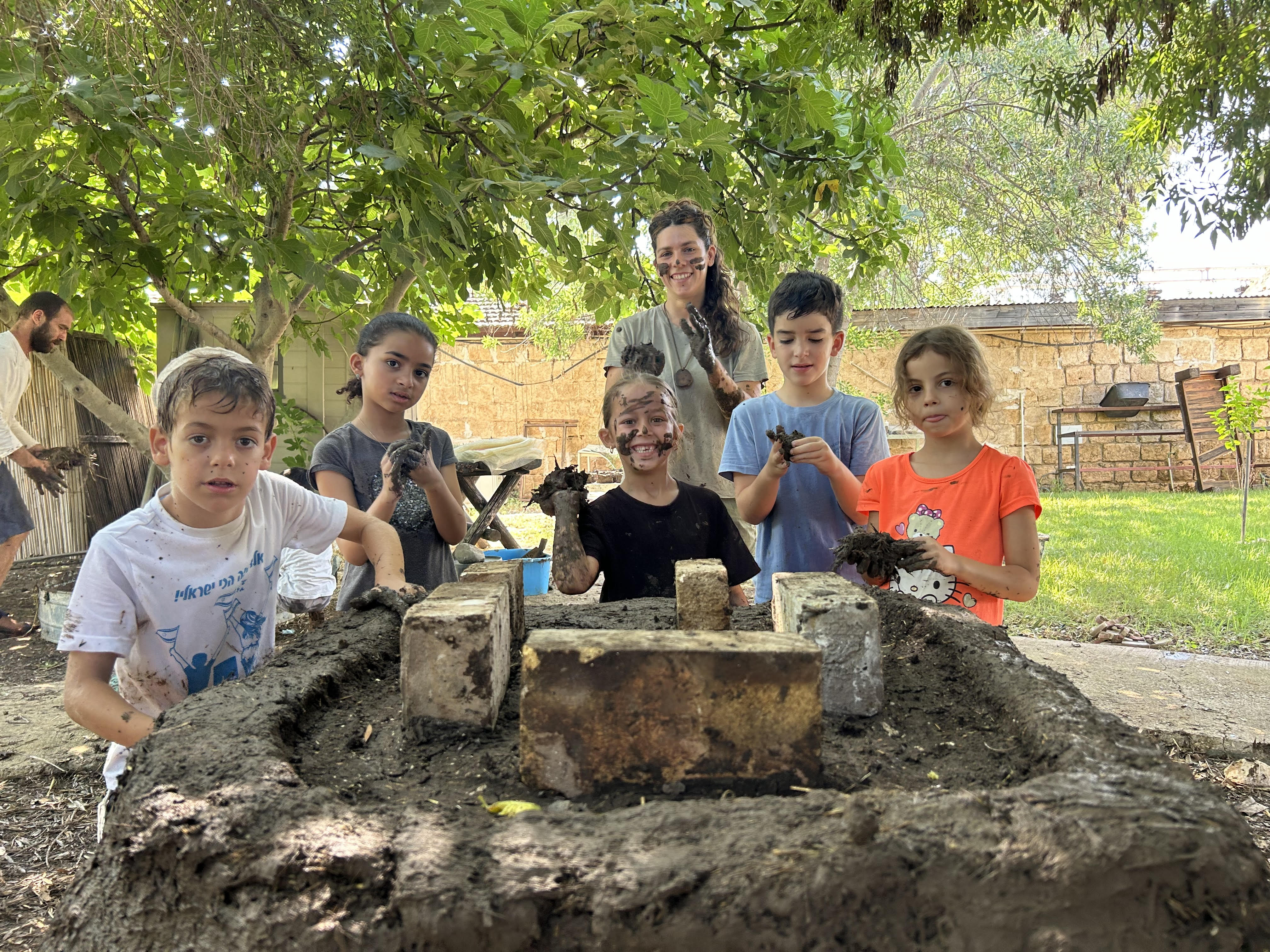 Work with Evacuated kids at Dubrovin Estate