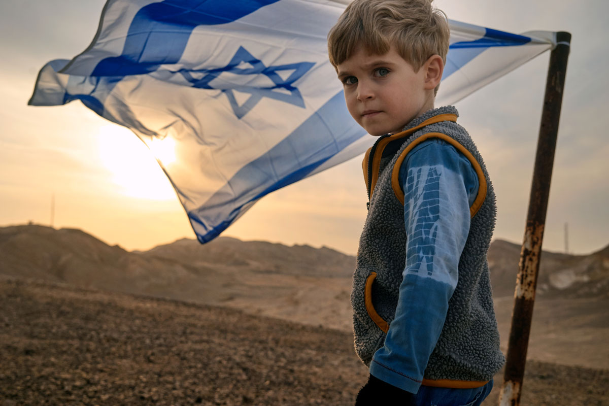 Boy with Flag