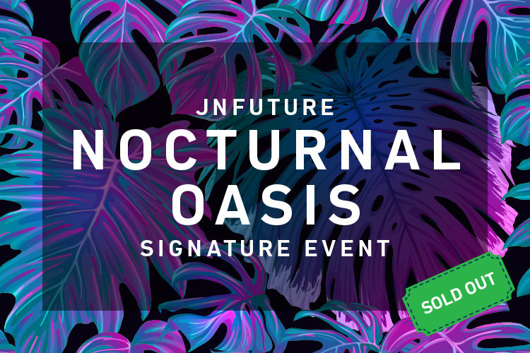 JNFuture in Miami - Nocturnal Oasis - Graphic