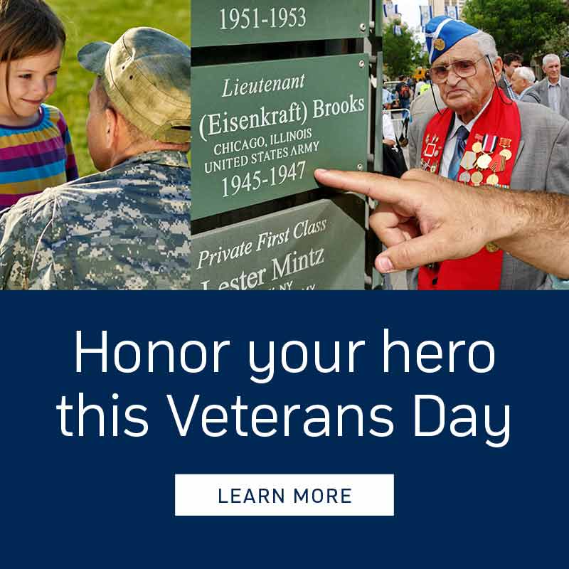 honor your hero this Veterans Day