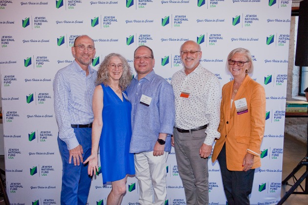 Illinois Major Gifts Committee: Bruce Werner, Ilene Adler, Mike Gold, Scott Schreiber, and Deb Lust Zaluda