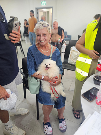 Residents can bring their pets to JNF-USA's AMHSI campus