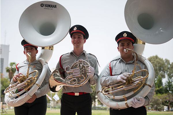 Special in Uniform participants perform