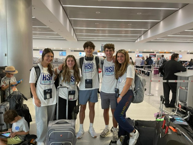 AMHSI Students prepare to depart Miami for Israel