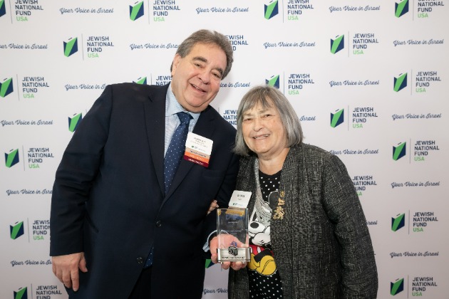 Jewish National Fund-USA CEO Russell F. Robinson and Honoree Gloria Kaylie