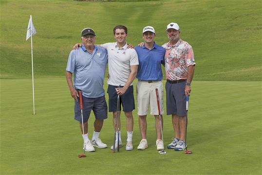 Jack Lin, Zach Lin, Ryan Lin, and Scott Lin, JNF-USA LA golf tournament champions