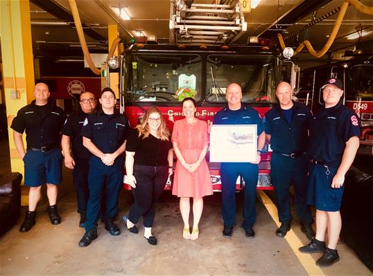 JNF-USA Honors Firefighters in the Midwest on 20th Anniversary of 9-11