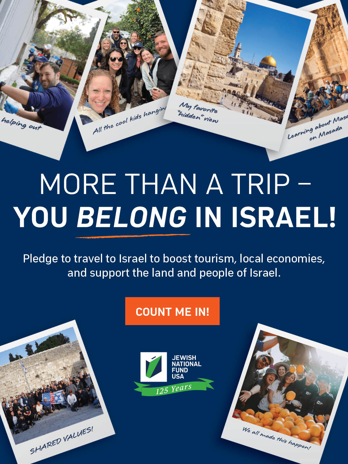 More Than a Trip - You Belong in Israel